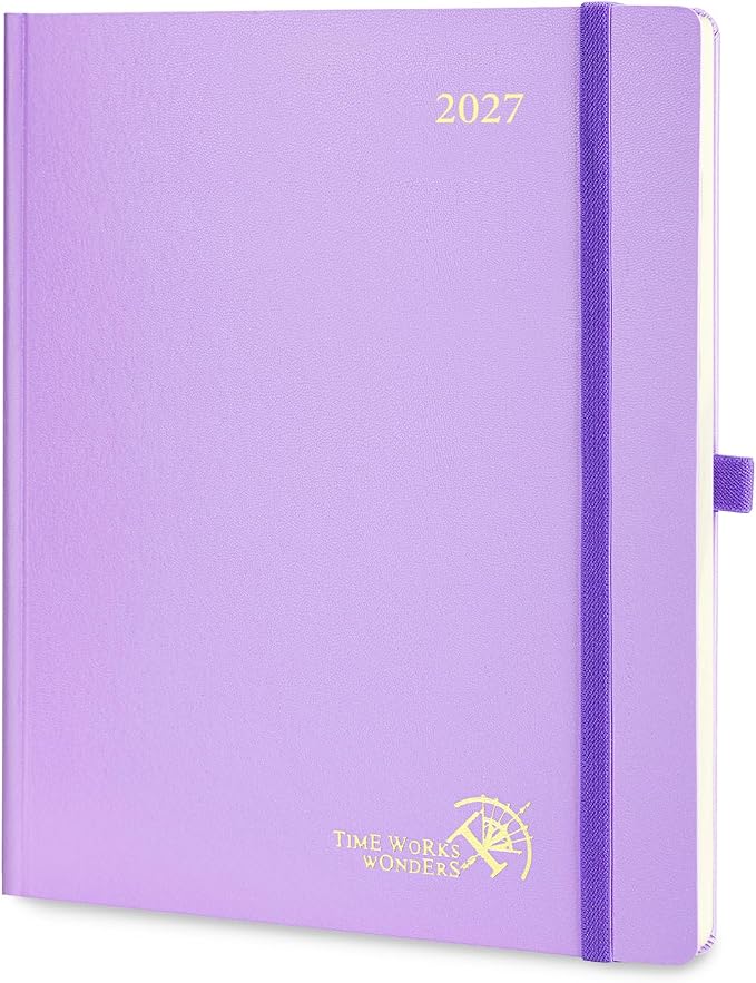 POPRUN 2027 Planner Weekly and Monthly, Large 8.5" x 10.5" Calendar, Jan 2027- by POPRUN