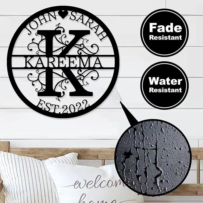 Personalized Last Name Metal Signs - Image 6