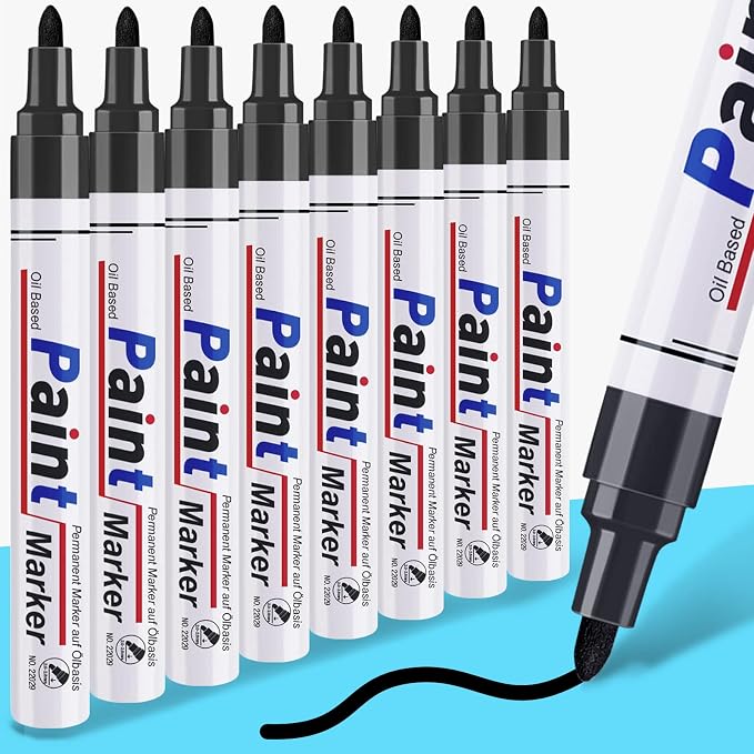 DAPAWIN Black Paint Markers by dapawin