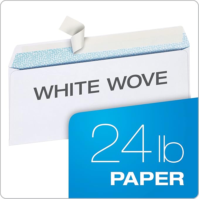 Columbian #10 Security Envelopes, 500 Pack, Self Seal Envelopes - Image 4
