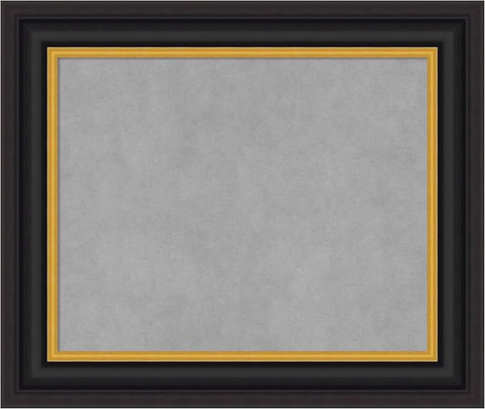 Amanti Art Black Framed Magnetic Board 22x26 Small Vision Board by AmantiArt