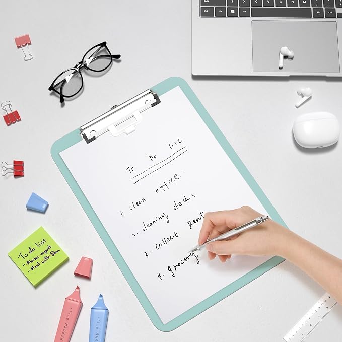 Hongri Plastic Clipboard with Pen Holder, Nurses and Women, Low Profile Clip - Image 8