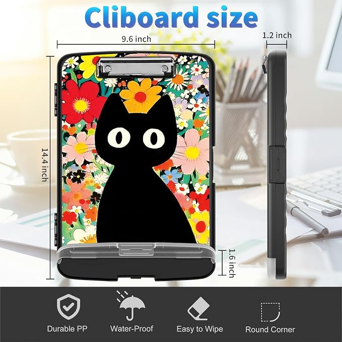 Clipboard with Storage, Clip Boards 8.5x11 with Storage High Capacity Nursing - Image 4