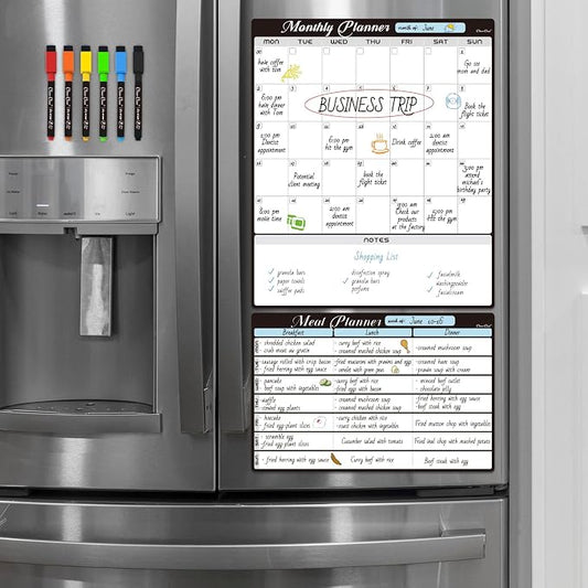 Magnetic Dry Erase Monthly Calendar Set by CleverClean