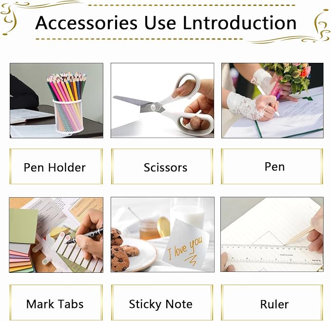 Office Supplies, Desk Accessories, Stapler and Tape Dispenser Set - Image 3