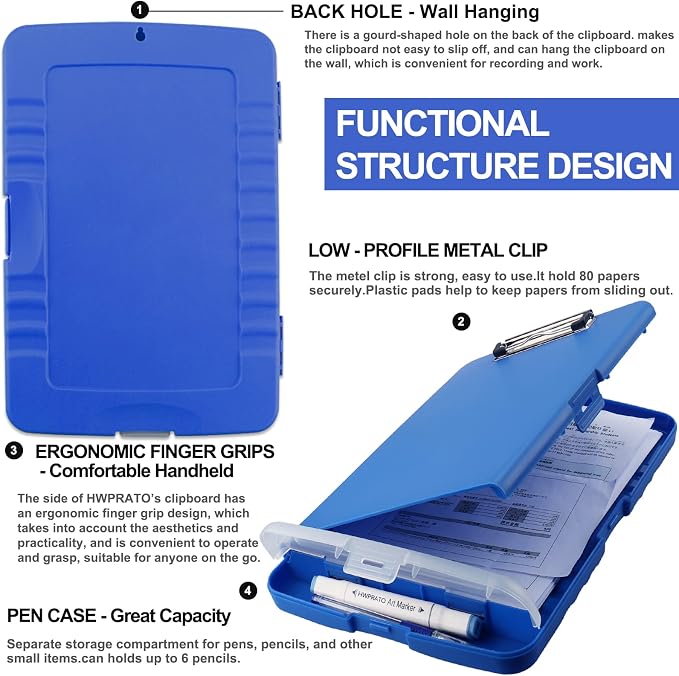 HWPRATO Clipboards Organizer Clipboard - Image 2