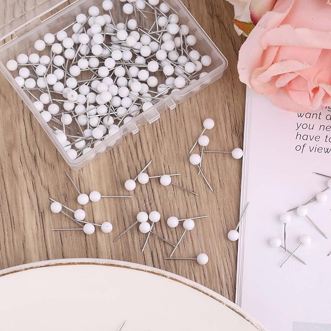 200pcs Map Push Pins, Round Head Map Tacks - Image 3