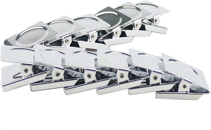 Ogrmar 12 Pack Magnetic Clips, 1.75 Inch Heavy Duty Stainless Steel - Image 3