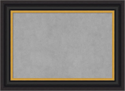 Amanti Art Black Framed Magnetic Board 22x30 Medium Vision Board by AmantiArt