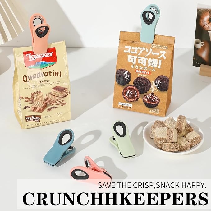 Chip Clips, Bag Clips, Magnetic Bread Food Package - Image 3