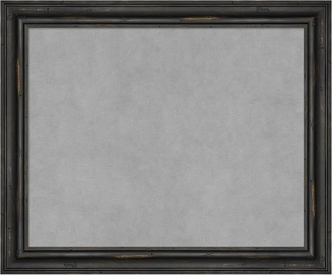 Amanti Art Black Framed Magnetic Board 19x23 Small Vision Board by AmantiArt