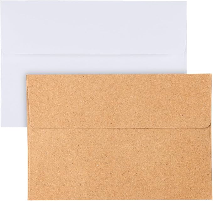 Granhoolm 50 pack 4x6 Envelopes, A6 Invitation Envelopes 6.5 x 4.75 by Granhoolm