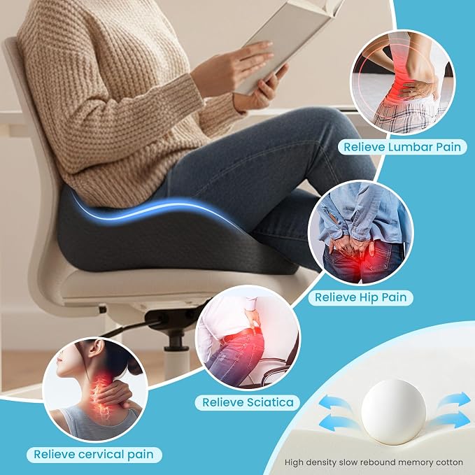Seat Cushion, Ergonomic Chair Cushions - Image 5