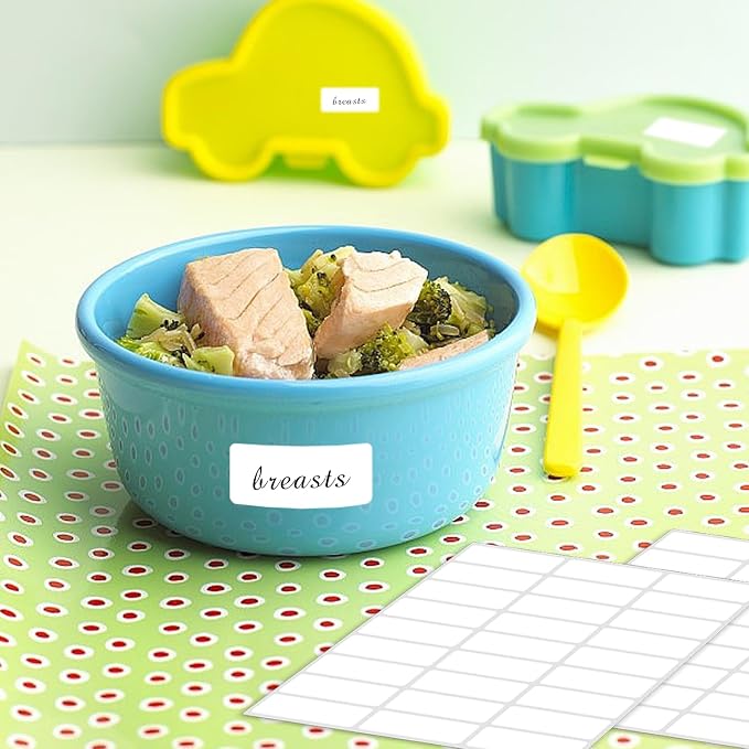 0.6×1.5 Inch Removable Blank Freezer Labels, Water/Oil/Tear Resistant/Ink Won't - Image 5