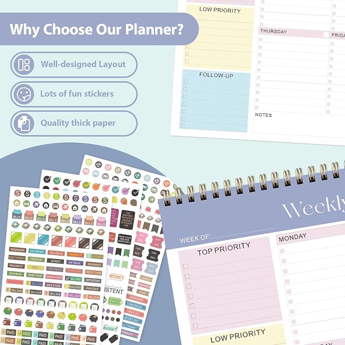 Weekly To Do List Notepad, Undated Planner - Image 5