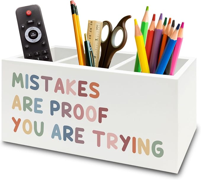 XPH Boho Inspirational Pen Pencil Holder Organizer by XPH