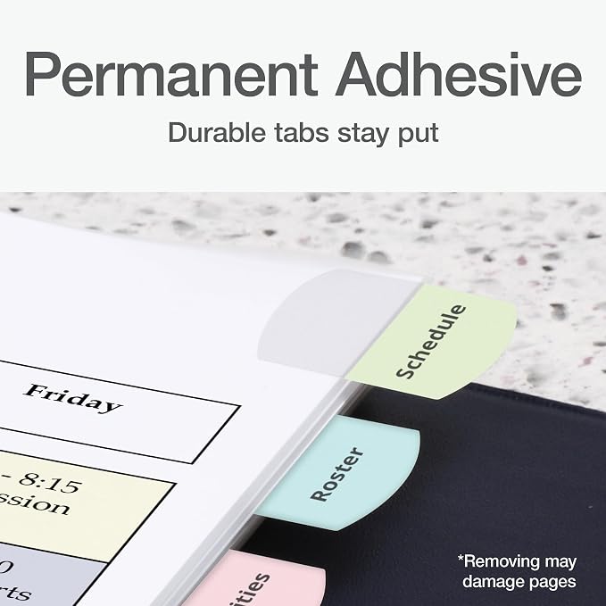 Redi-Tag Laser Printable Tabs, Permanent Index Tabs, Customizable Adhesive - Image 4
