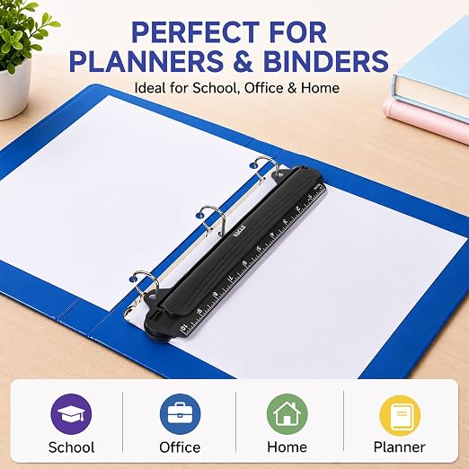 3 Hole Punch Portable Binder Punch - Image 6