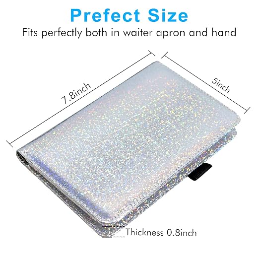 ACdream Server Books for Waitress, Guest Book Note Pad, Cute Pocket Leather - Image 7