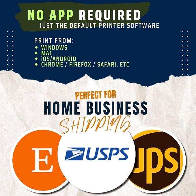 JETZAP Pre-Cut 4x6 Shipping Labels | Work on Most Inkjet and Laser Printers | - Image 4