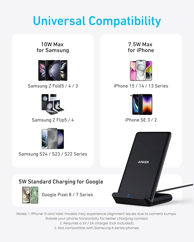 Anker 313 Wireless Charger, Qi-Certified - Image 3