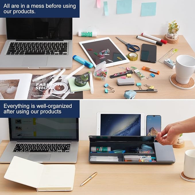 Small Glass Desktop Whiteboard Dry-Erase-Board - Image 3
