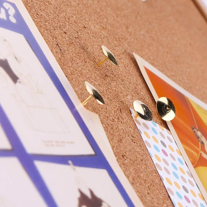 Thumb Tacks 500-count, 3/8-inch Steel Roundness Push Pins Office Tacks - Image 4