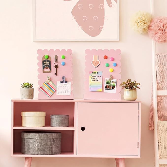 Gueevin 2 Pcs Magnet Board Standing Magnetic Metal Board - Image 5