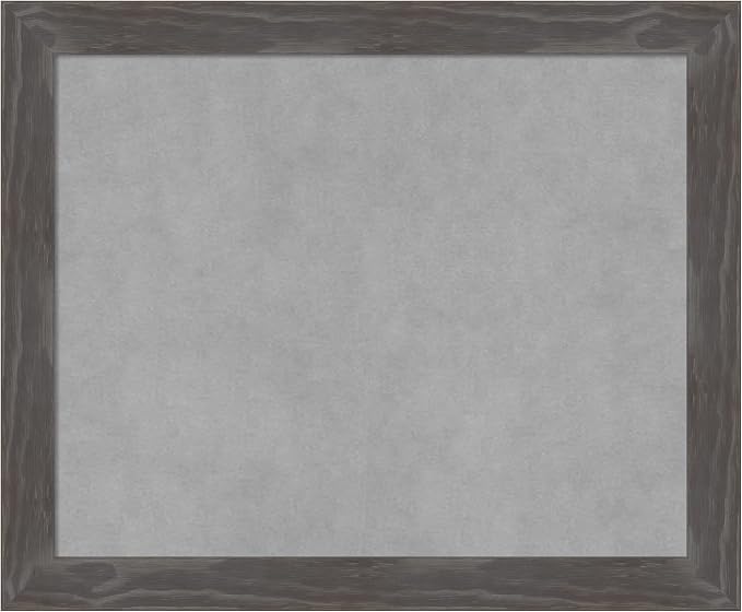 Amanti Art Grey Framed Magnetic Board 19x23 Small Vision Board by AmantiArt