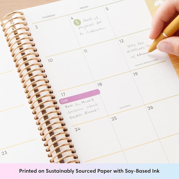 Blue Sky Livewell Weekly and Monthly Academic Year Planner Calendar, July - Image 8