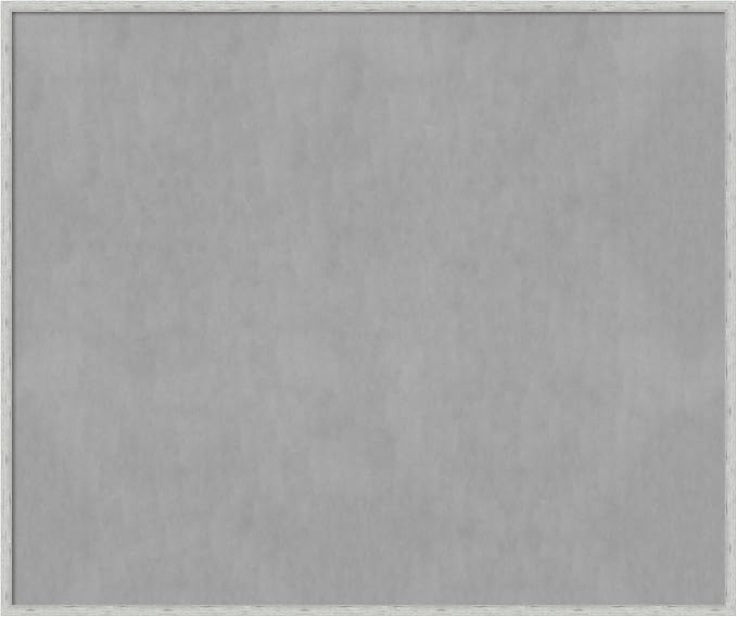 Amanti Art Silver Framed Magnetic Board 41x49 Oversize Vision Board by AmantiArt
