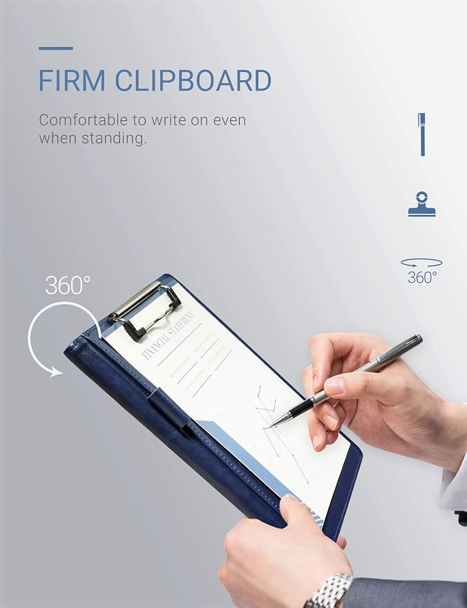 Small Padfolio Clipboard A5 Folder - Image 7