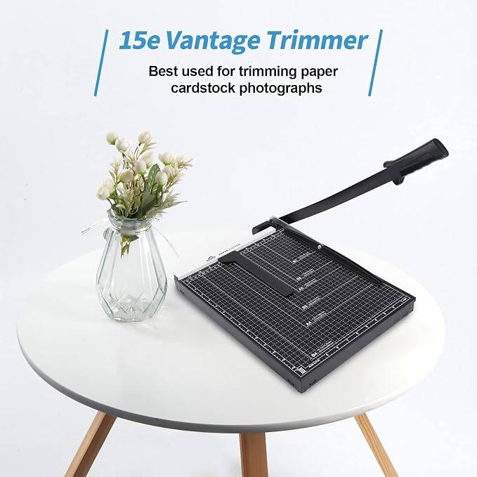 ISDIR 15" Guillotine Paper Cutter - Image 7