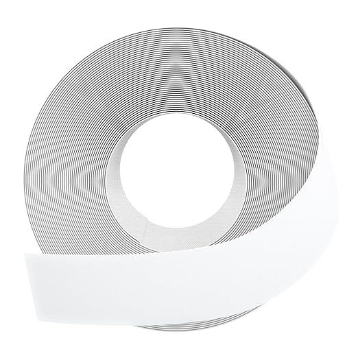 GSCIT Club White Edge Banding, 2 inch x 50ft Melamine Edge Banding with Hot Melt Adhesive Preglued Cabinet Edge Banding Flexible White Veneer Edging-DeskLoop Office