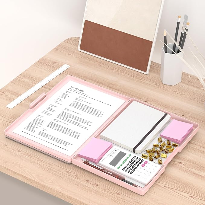 Rimilak Plastic Clipboard with Storage, Side Opening with 2 Compartment - Image 6