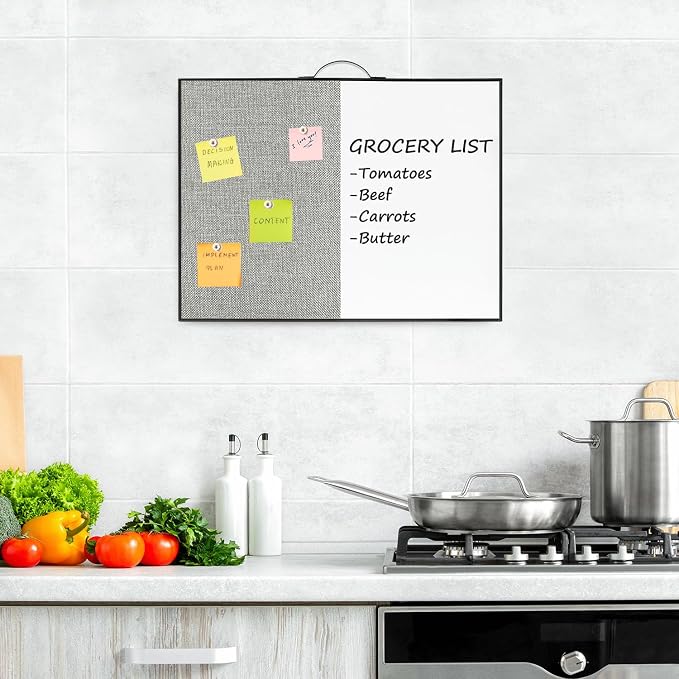 Small White Board Cork-Board Combo - Image 9