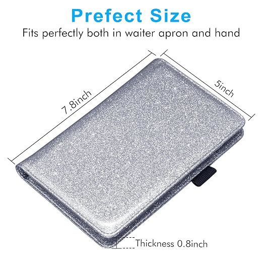 ACdream Server Books for Waitress, Guest Book Note Pad, Cute Pocket Leather - Image 7