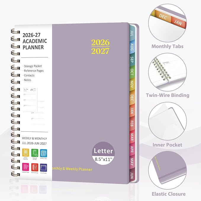 Planner 2026-2027, Weekly and Monthly Academic Planner, July 2026 - Image 4