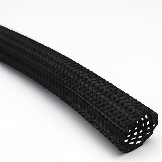 Electriduct 3/4" Hook Self Closing Sleeve Braid Wrap Around Sleeving Flame by Electriduct