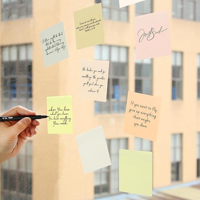Mr. Pen- Transparent Sticky Notes, 12 Pads, 600 Sheets | See Through - Image 7