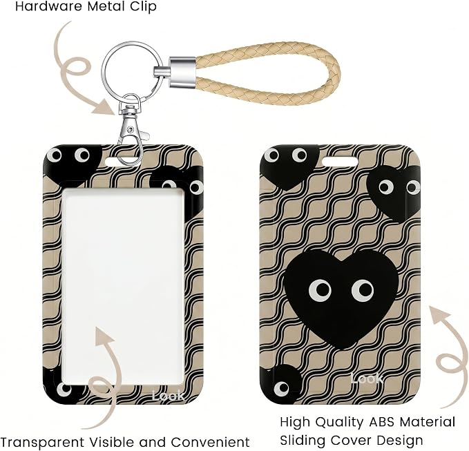 ID Card Badge Holder Key Chain - Image 3