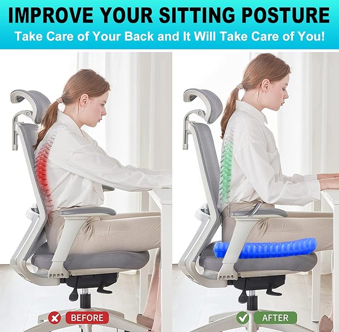 Gel Seat Cushion for Long Sitting - Image 4
