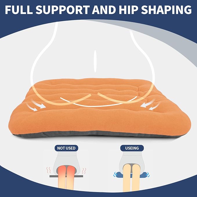 BUYUE Good Support Office Chair Cushion Padded, Soft Velvet Comfortable - Image 4