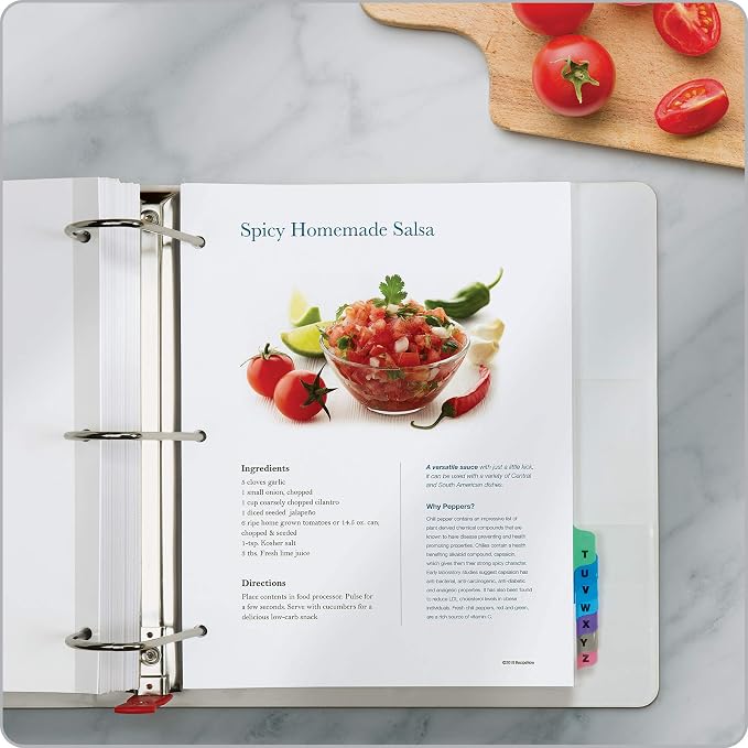Cardinal Binder Dividers, A-Z Tabs, Customizable Table of Contents Page - Image 6