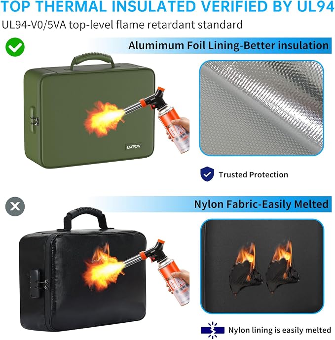 ENGPOW 5200 Fireproof File Organizer Bag - Image 2