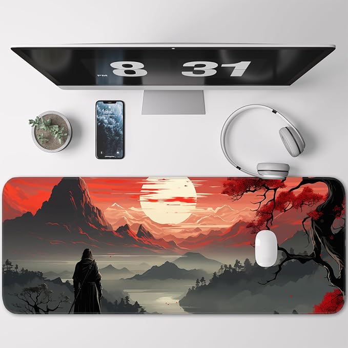 Japanese Gaming Mouse Pad, Non-Slip Rubber Base - Image 2