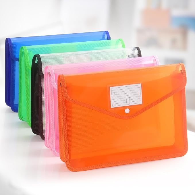 Plastic Expanding File Folder, Transparent envelopes - Image 7