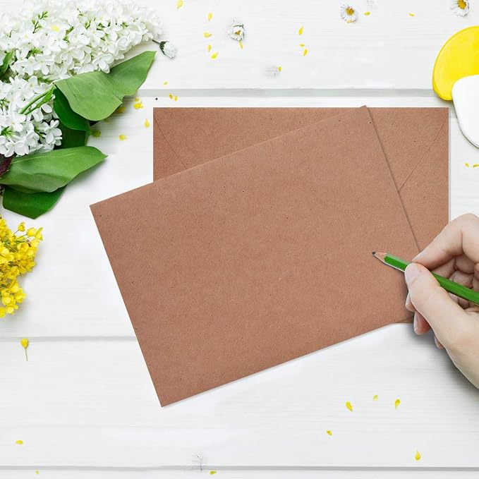 100 Pack 5x7 Brown Kraft Envelopes - Image 5