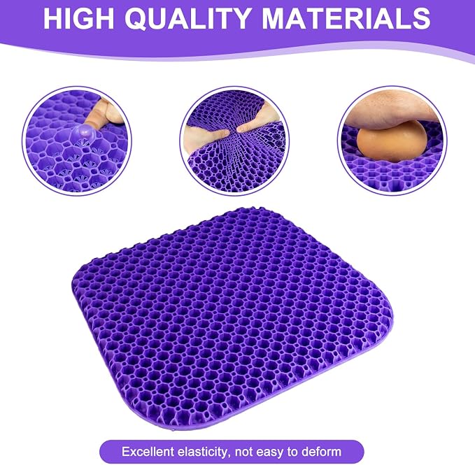 Shouken Large Gel Seat Cushion for Long Sitting - Image 6