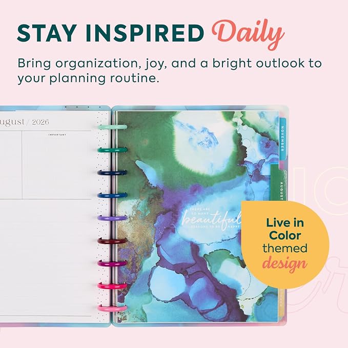 Happy Planner Disc-Bound Planner July 2026–June 2027, Includes 3 Extra Months - Image 4